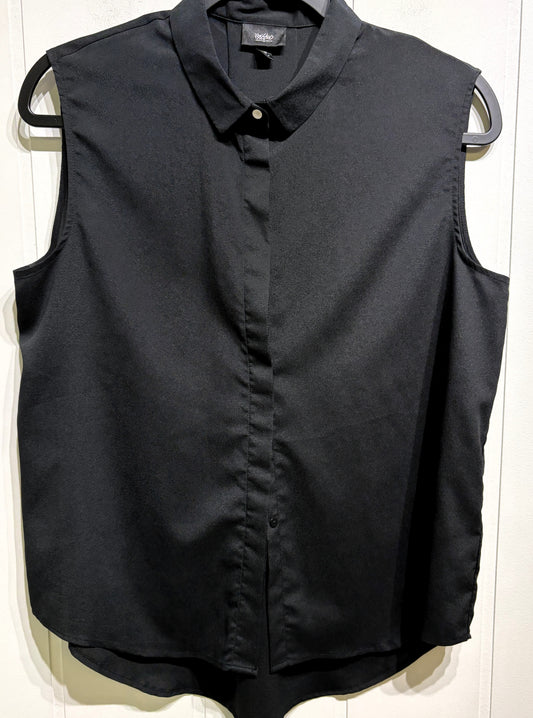 Mossimo Sleeveless Button Blouse