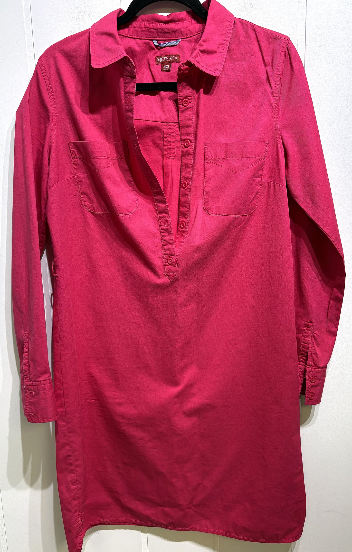 Merona LS Collar Shirt Dress