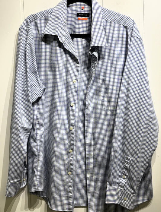 Van Heusen LS Plaid Button-down