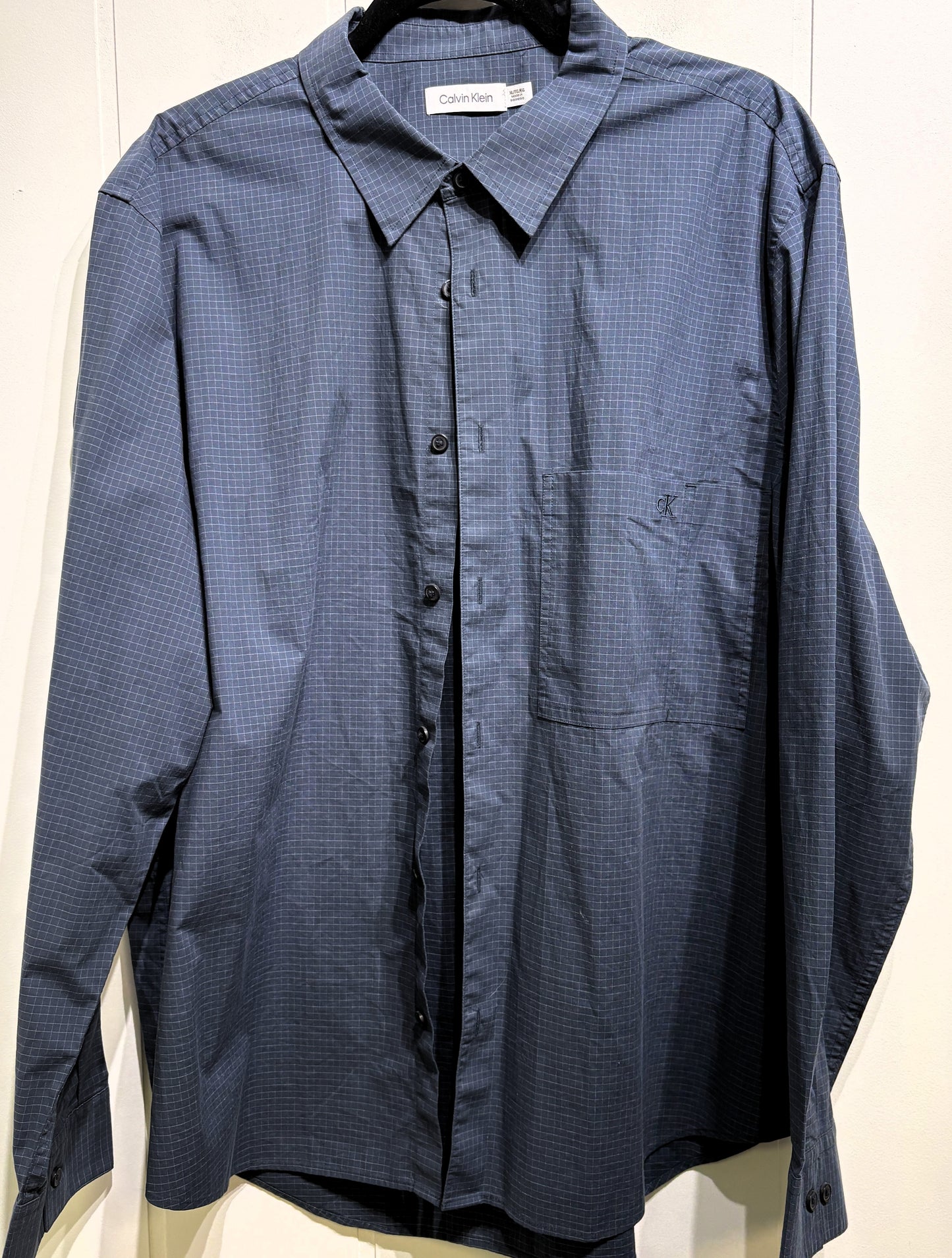Calvin Klein LS Square Button-down