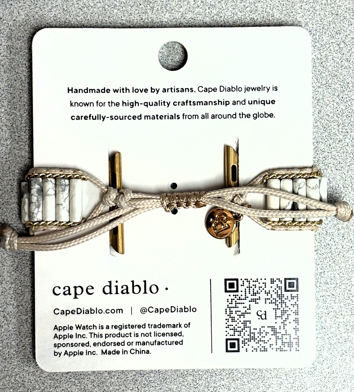 Cape Diablo HOWLITE Marble Watch Strap