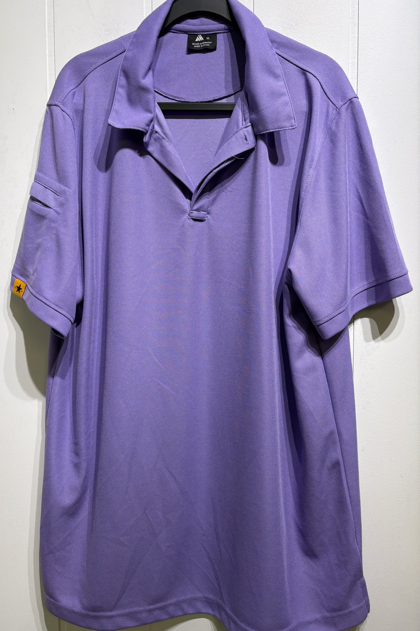 Men's Golf Polo w/Sleeve Pocket