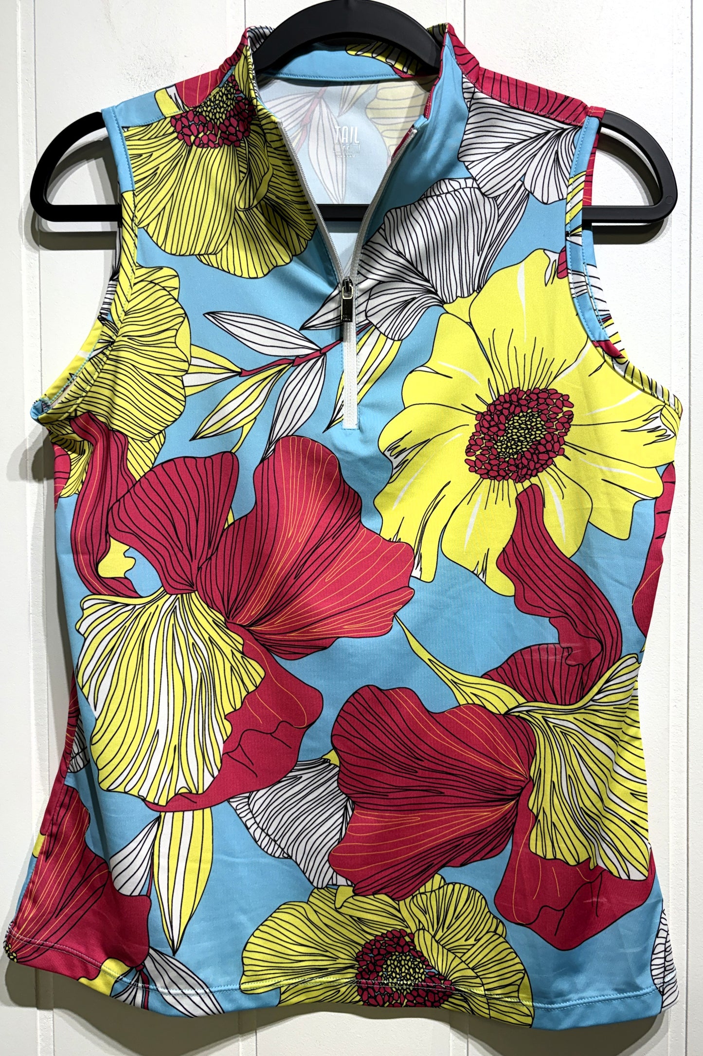 TAIL Flower Print Golf Top