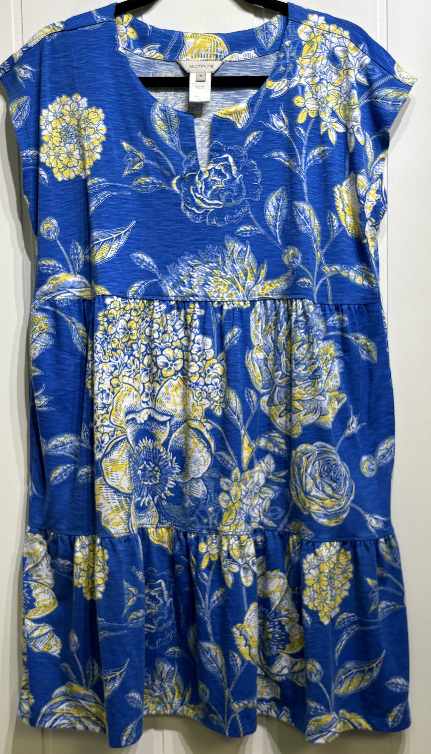 Multiples Dress w/Floral Paisley Print