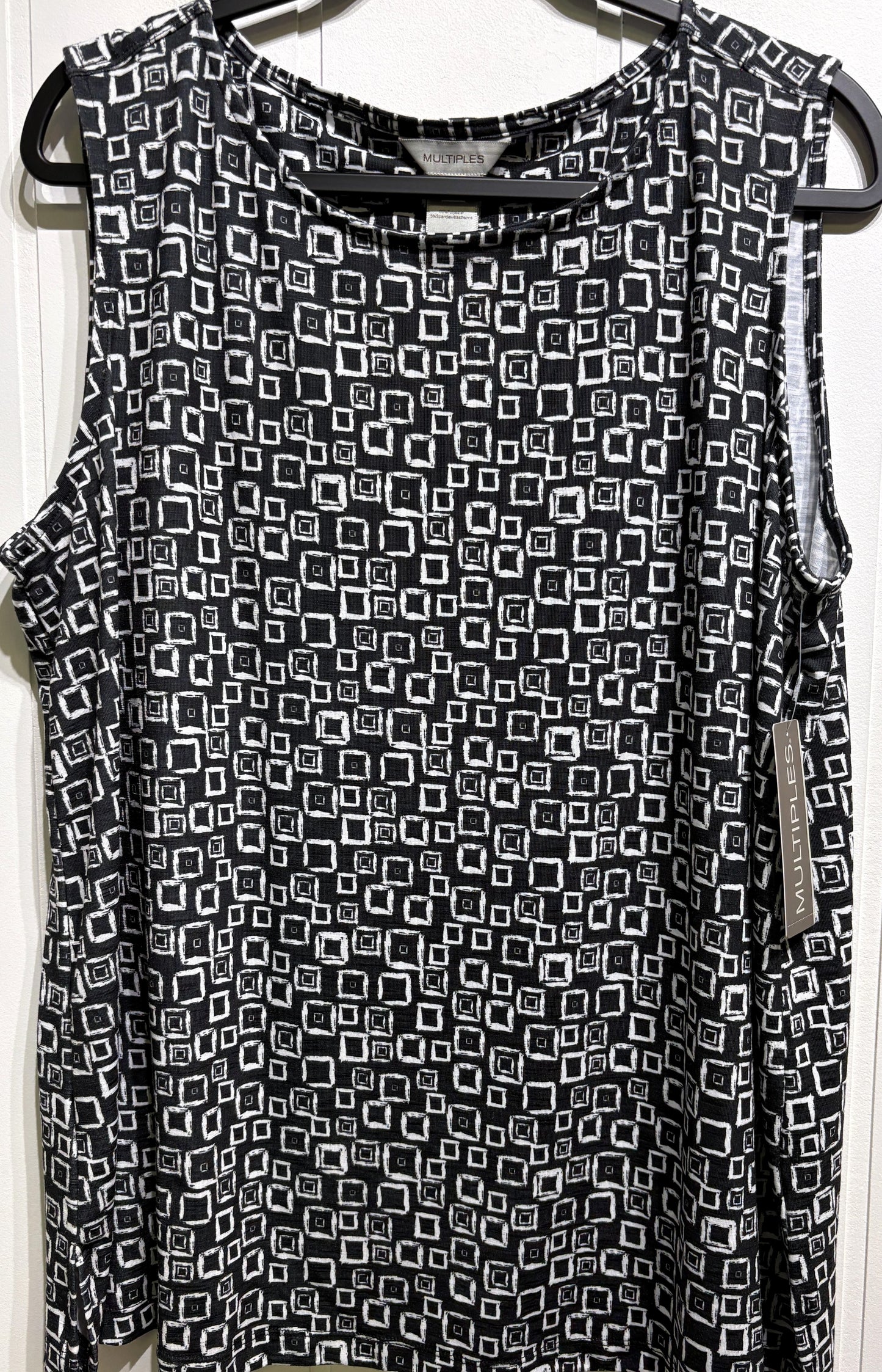 Multiples Square Print Tank Top