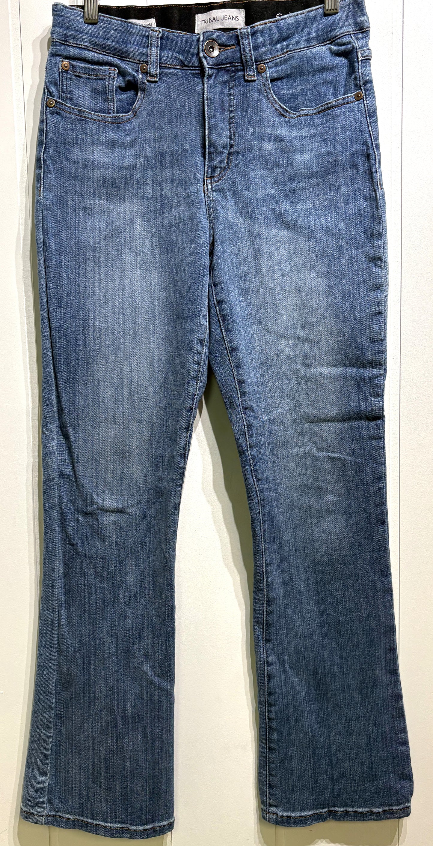 Tribal Jeans Mid-rise Micro Flare