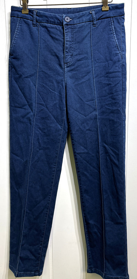 YEST Front Leg Seam Denim Jeans