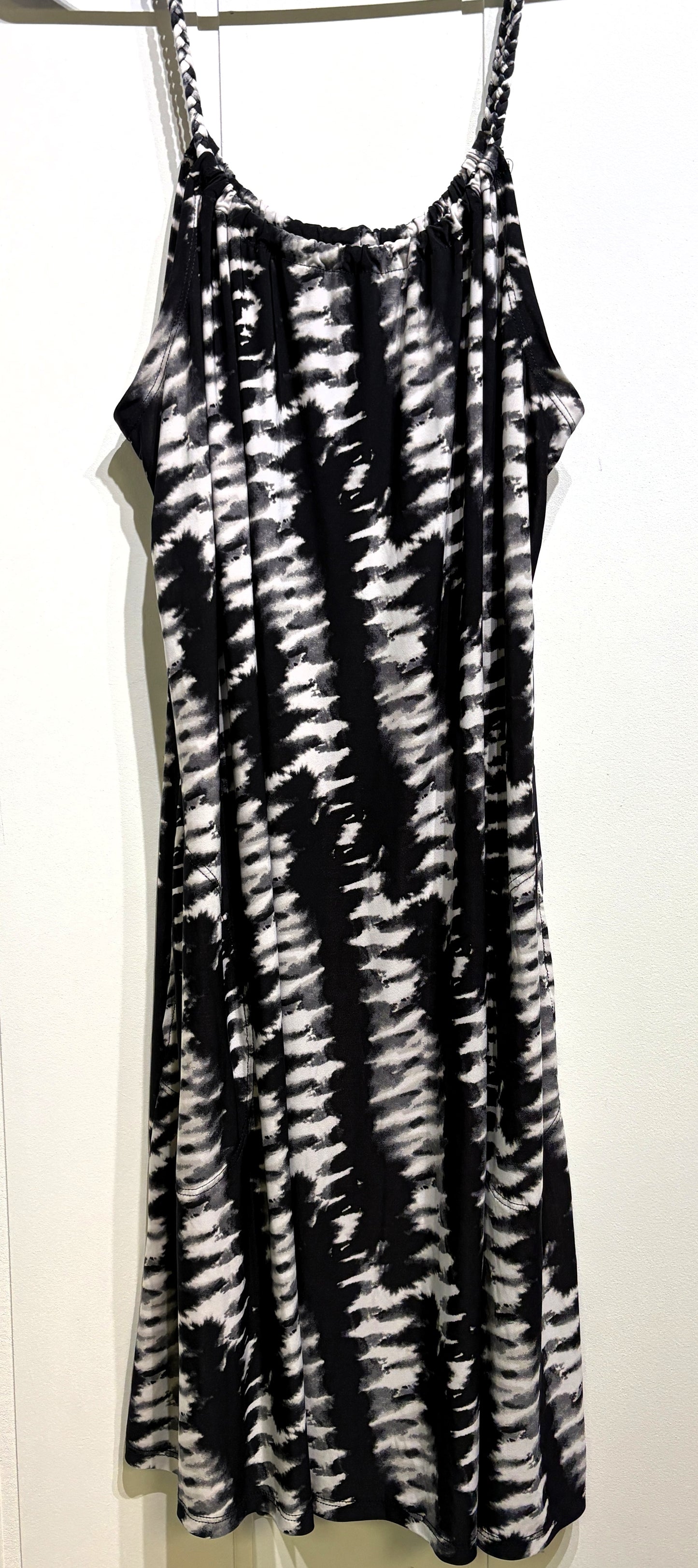 A.n.a Braided Strap Tie-Dye Sundress