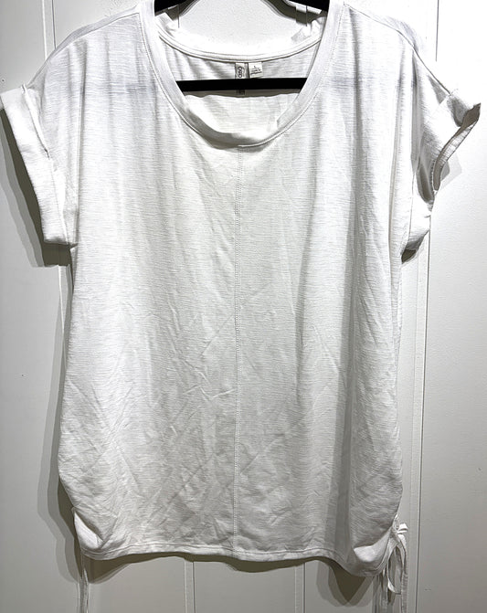 Cato Cuff Sleeve Top w/Side Ties
