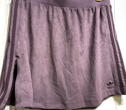 Adidas Suede Skirt w/Slit Zipper