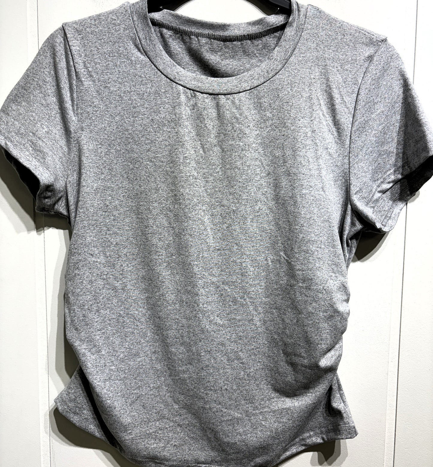 Soft T-Shirt w/Ruched Sides