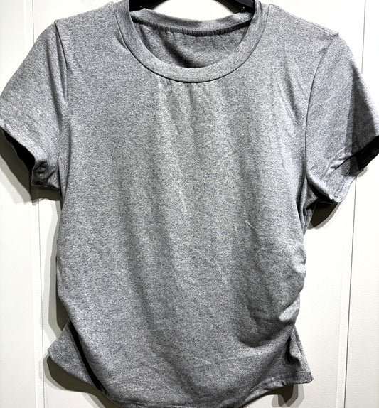 Soft T-Shirt w/Ruched Sides
