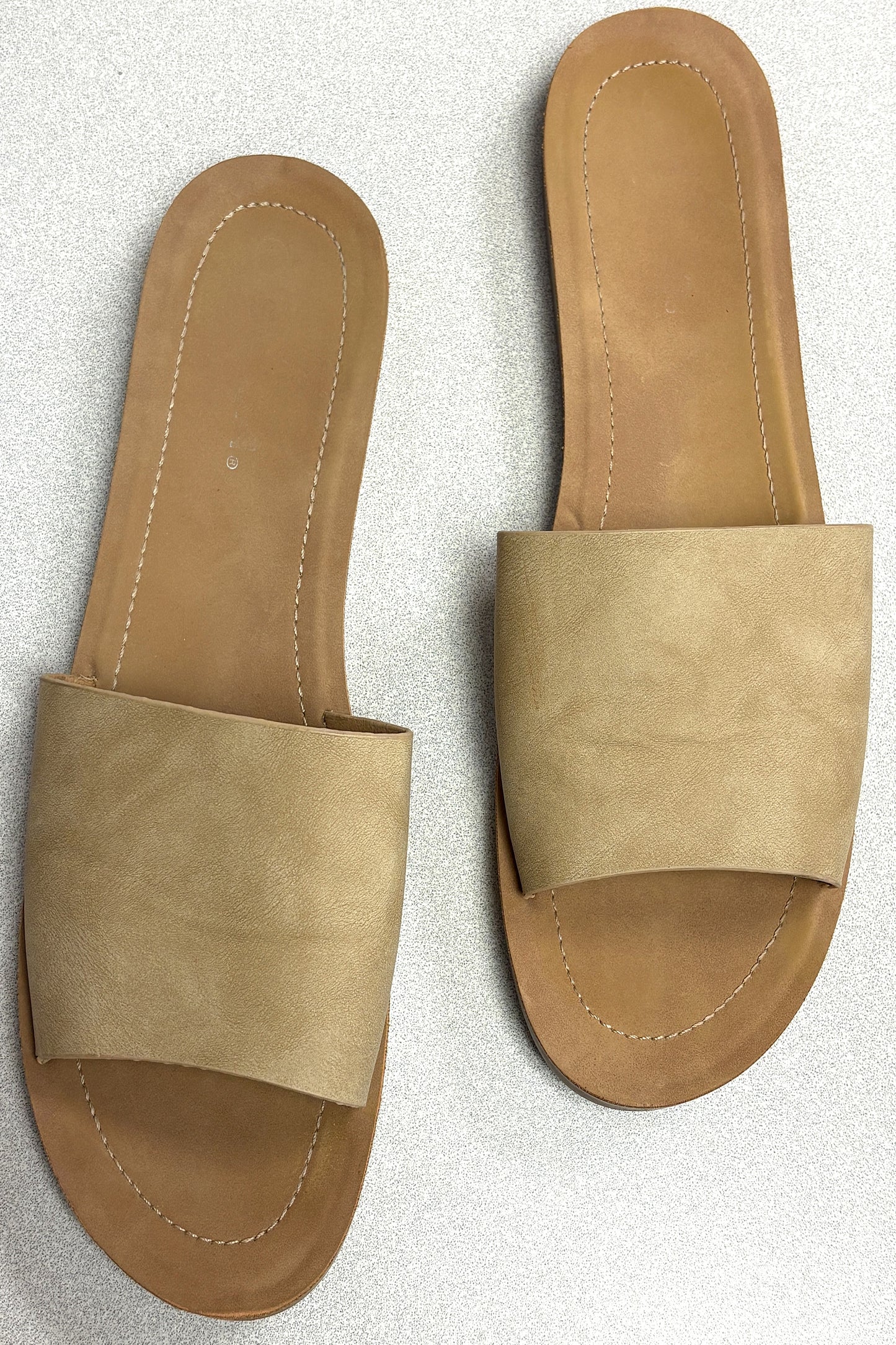 Thick Strap Slide-on Sandals