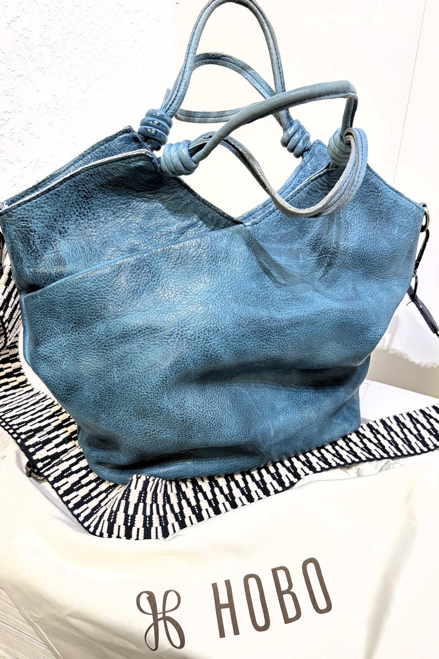 Leather HOBO Bag w/Extra Strap
