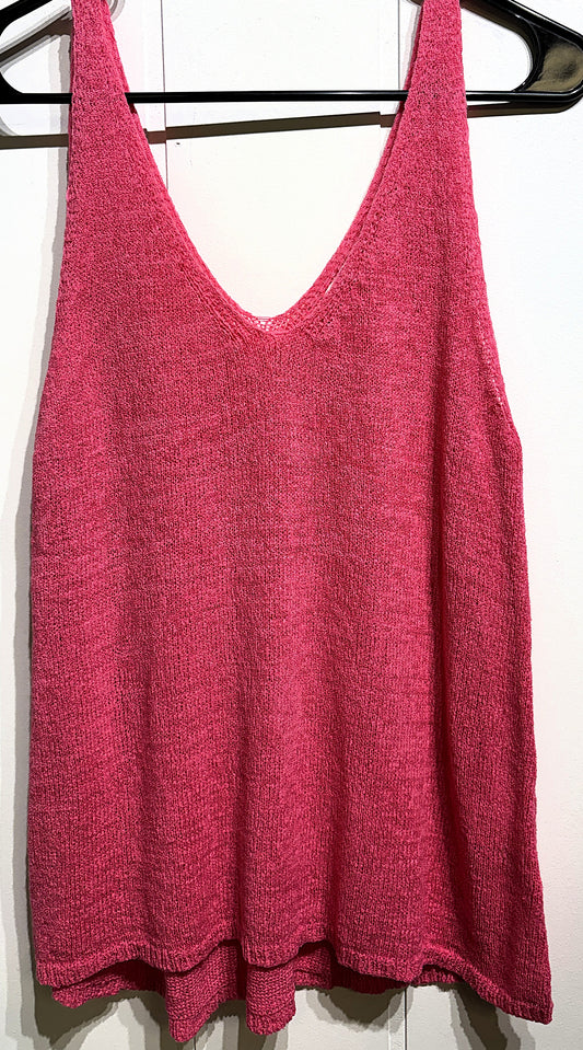 Blu Pepper Knit Sleeveless Tank Top