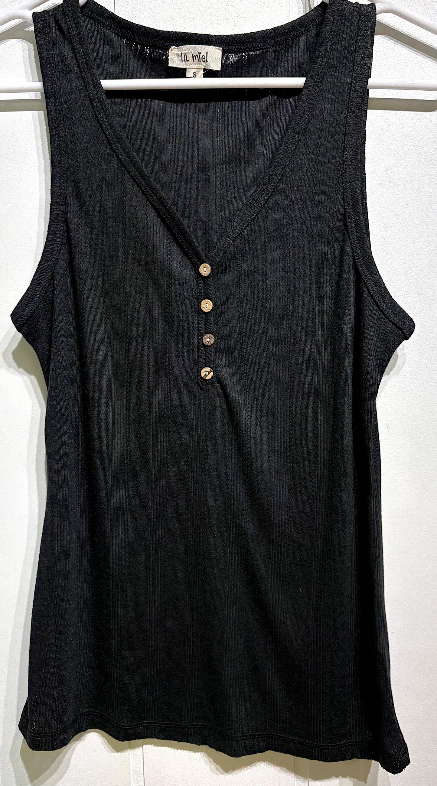 La Miel Henley Tank Top