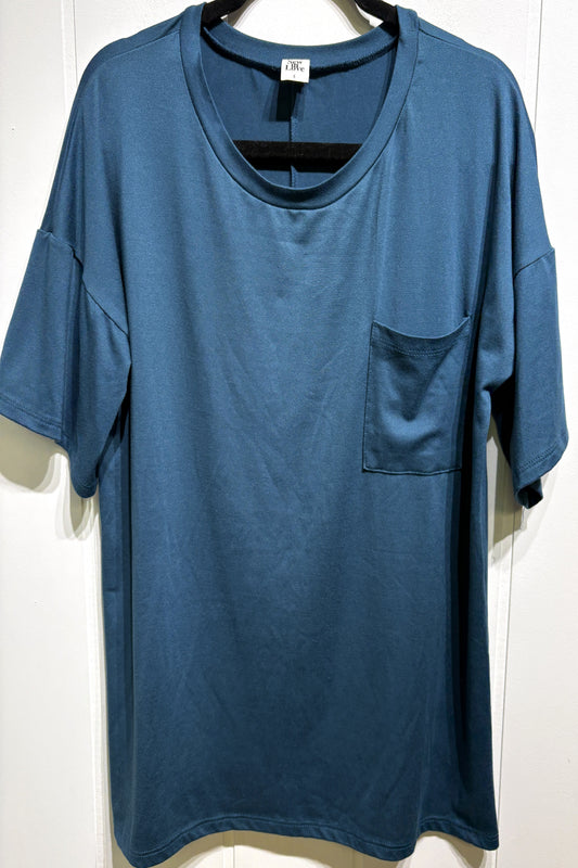 Sew In Love Oversized Pocket Tee