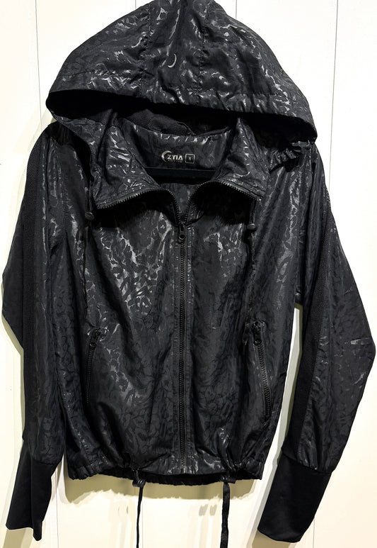 Zyia Jacket w/Drawstring Waist & Mesh Detail