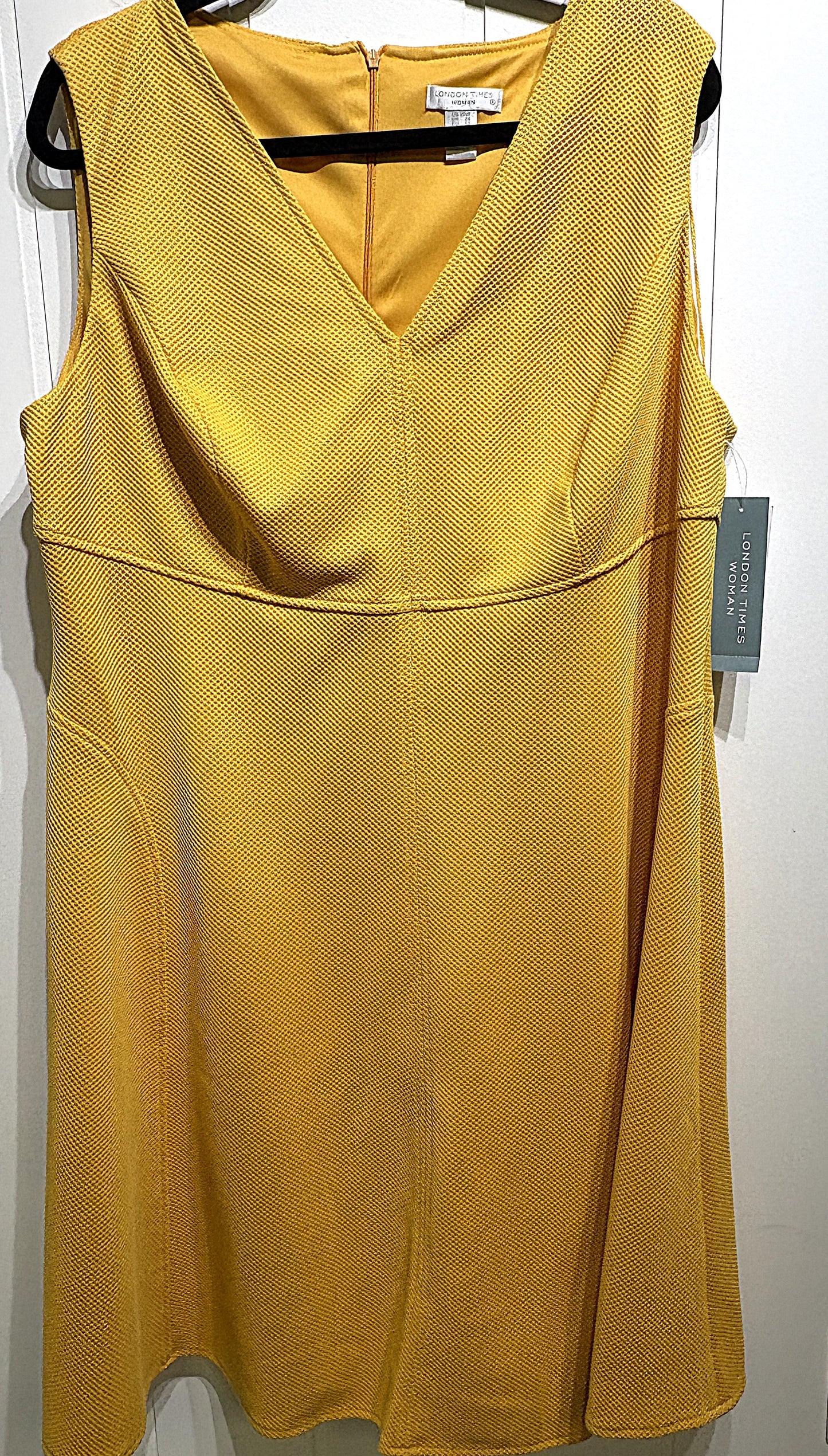 London Times Waffle Knit Dress