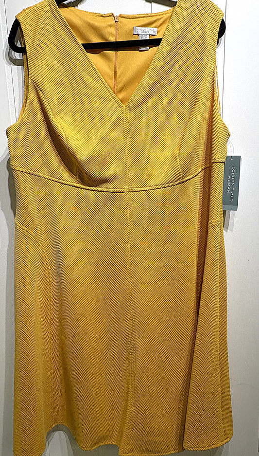 London Times Waffle Knit Dress