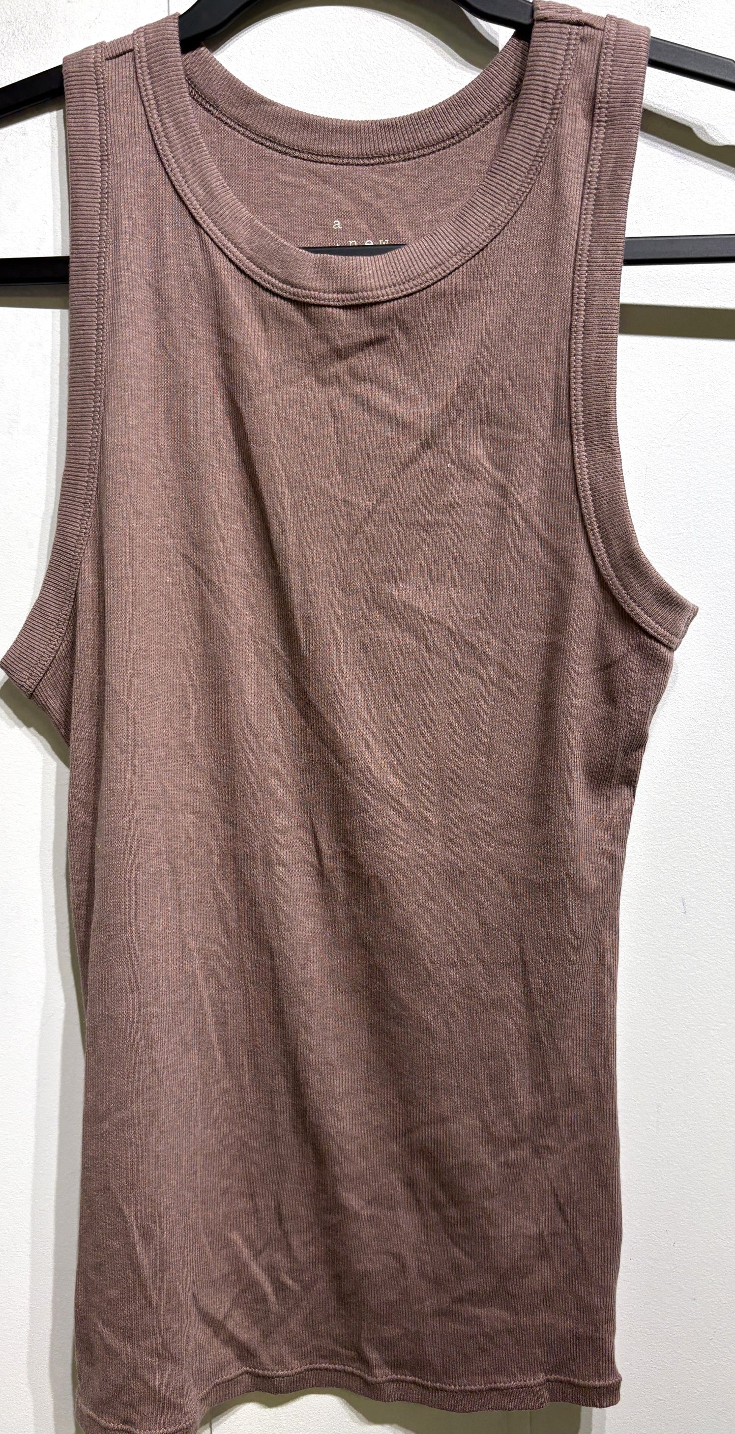 A New Day Ribbed Crew Tank