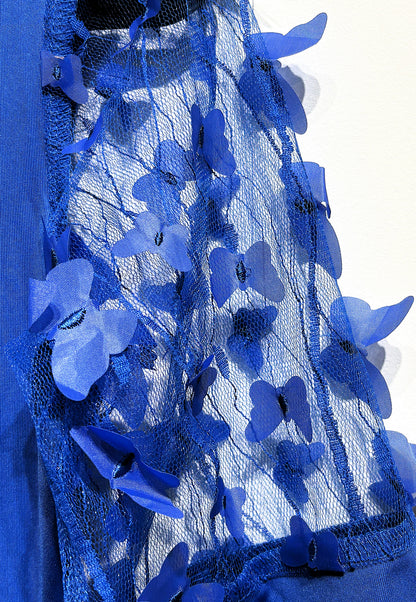 Allegra K Dress w/3D Butterfly Appliques