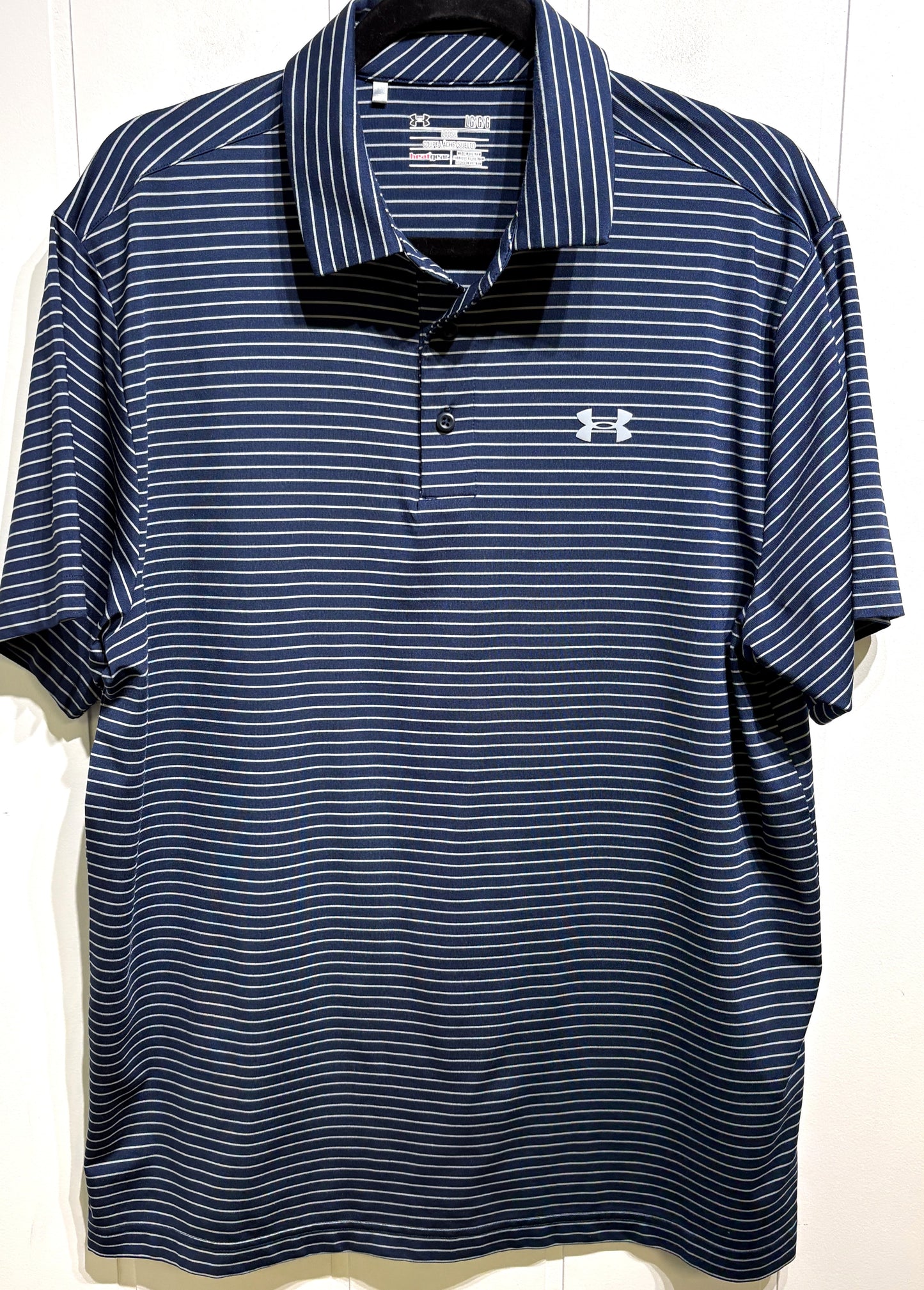 Men's UA Striped Golf Polo