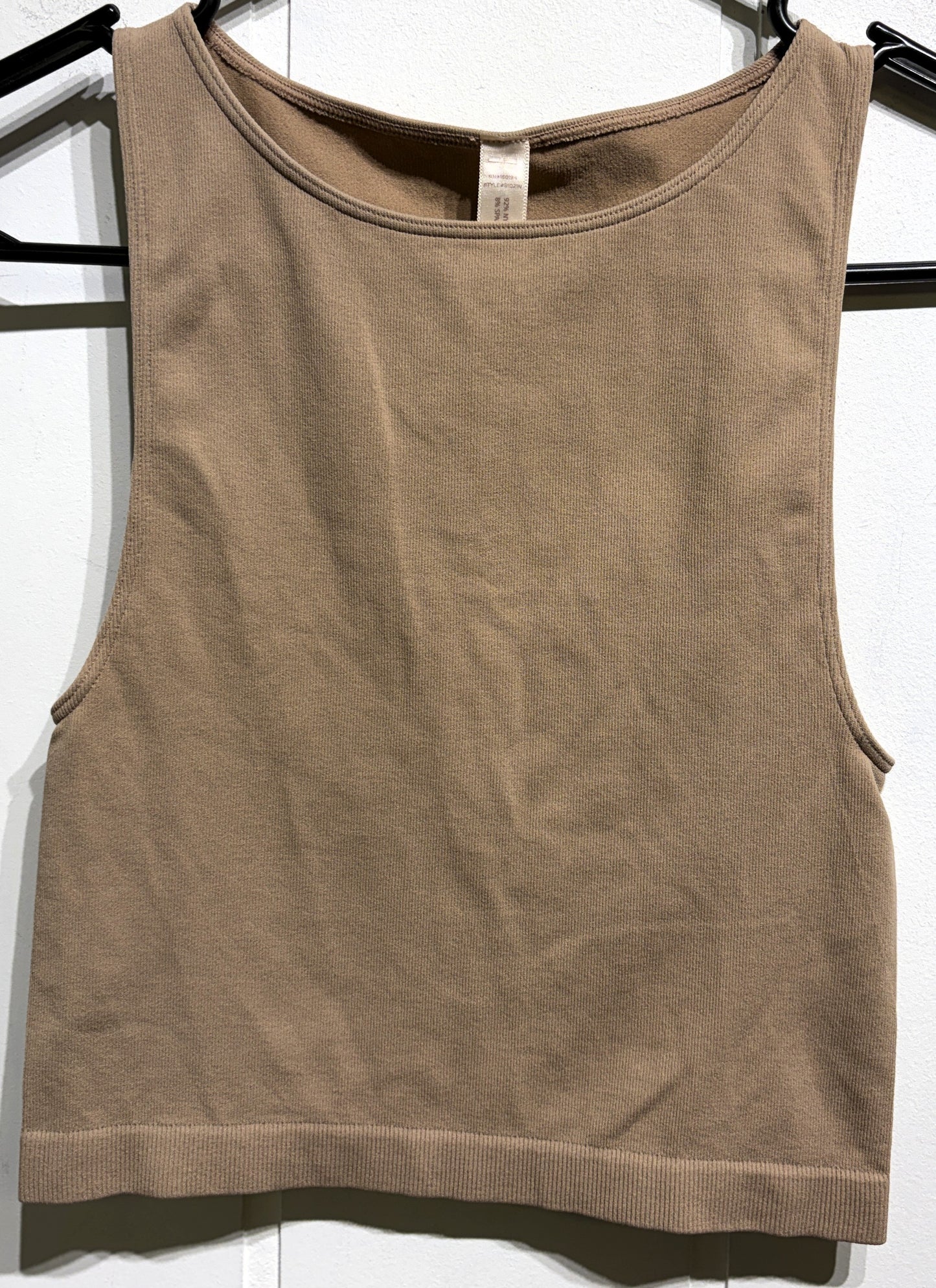 High-Neck Cropped Tank