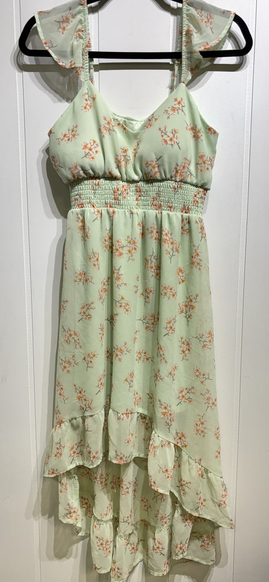 NOBO Floral Dress w/Ruffle Sleeves
