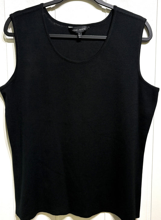 Ming Wang Scoop Neck Tank Top