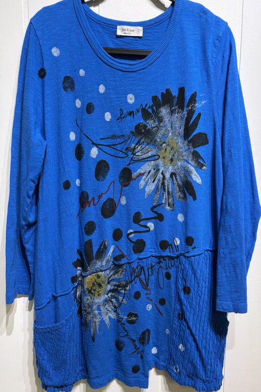 Jess & Jane Daisy Print Top
