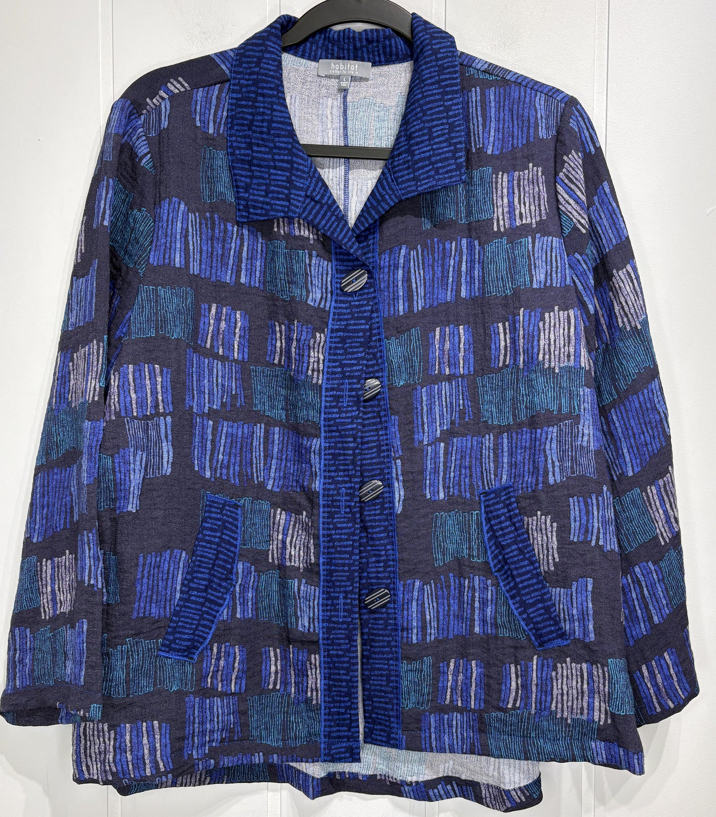 Habitat Lined Jacket Blouse w/Pockets