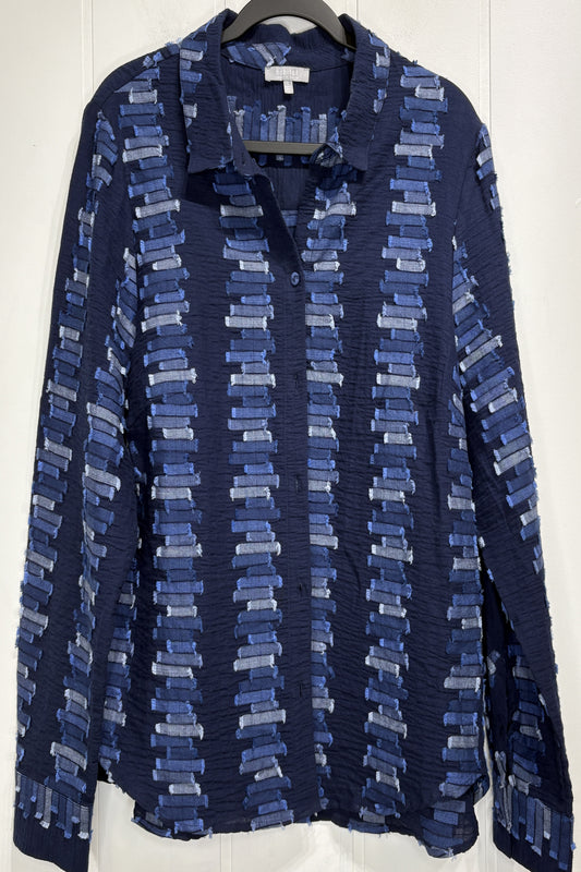 Habitat Textured Button-down Blouse