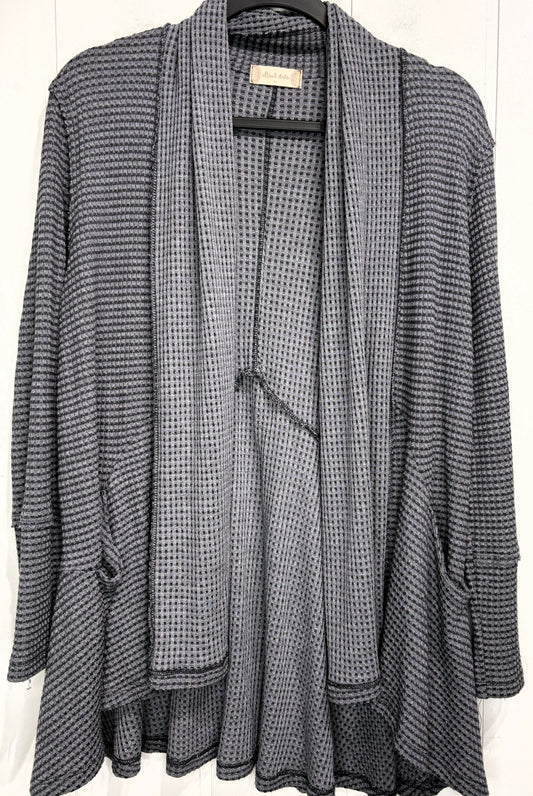 Altar'd State Waffle-Knit Cardigan