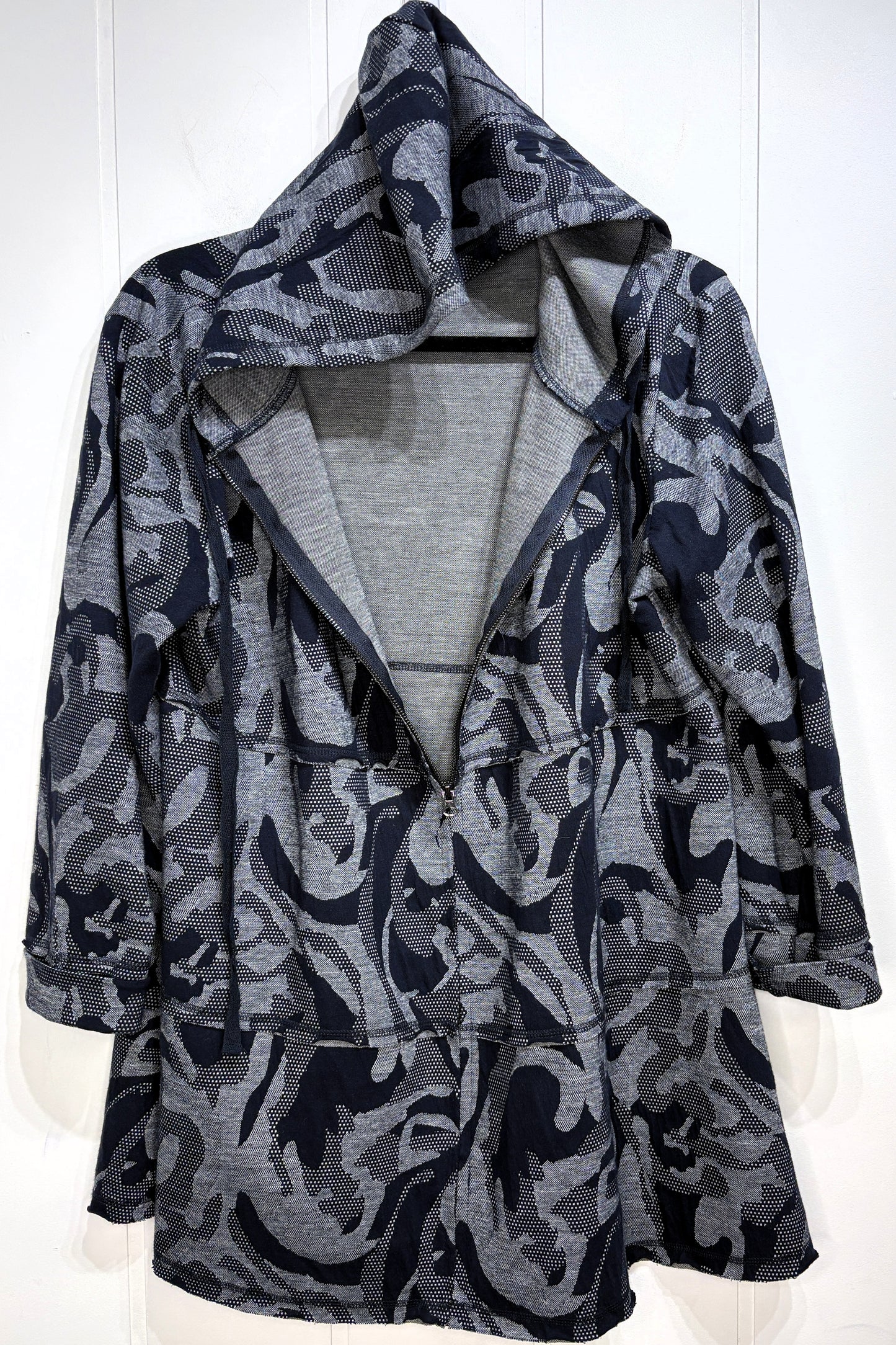 Ethyl Full Zip Knit Camo. Parka