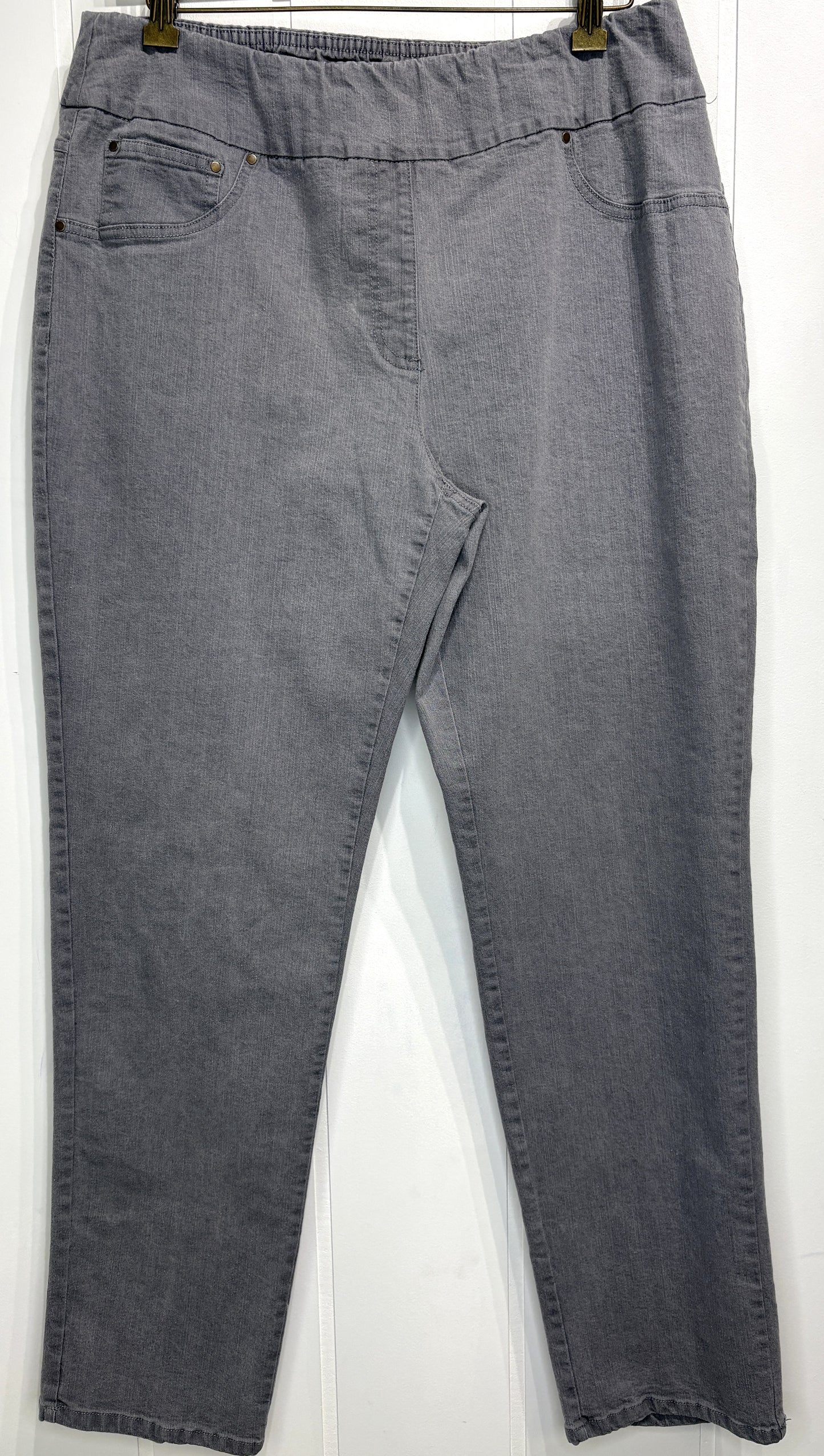 Ruby Rd. Pull-on Denim Pants