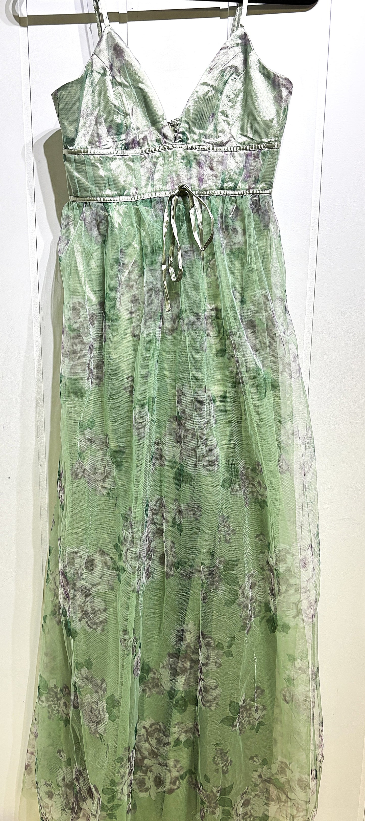 Lulus Mesh Overlay Flwr Dress