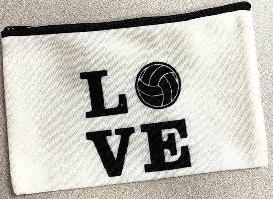 'LOVE' Volleyball Clutch