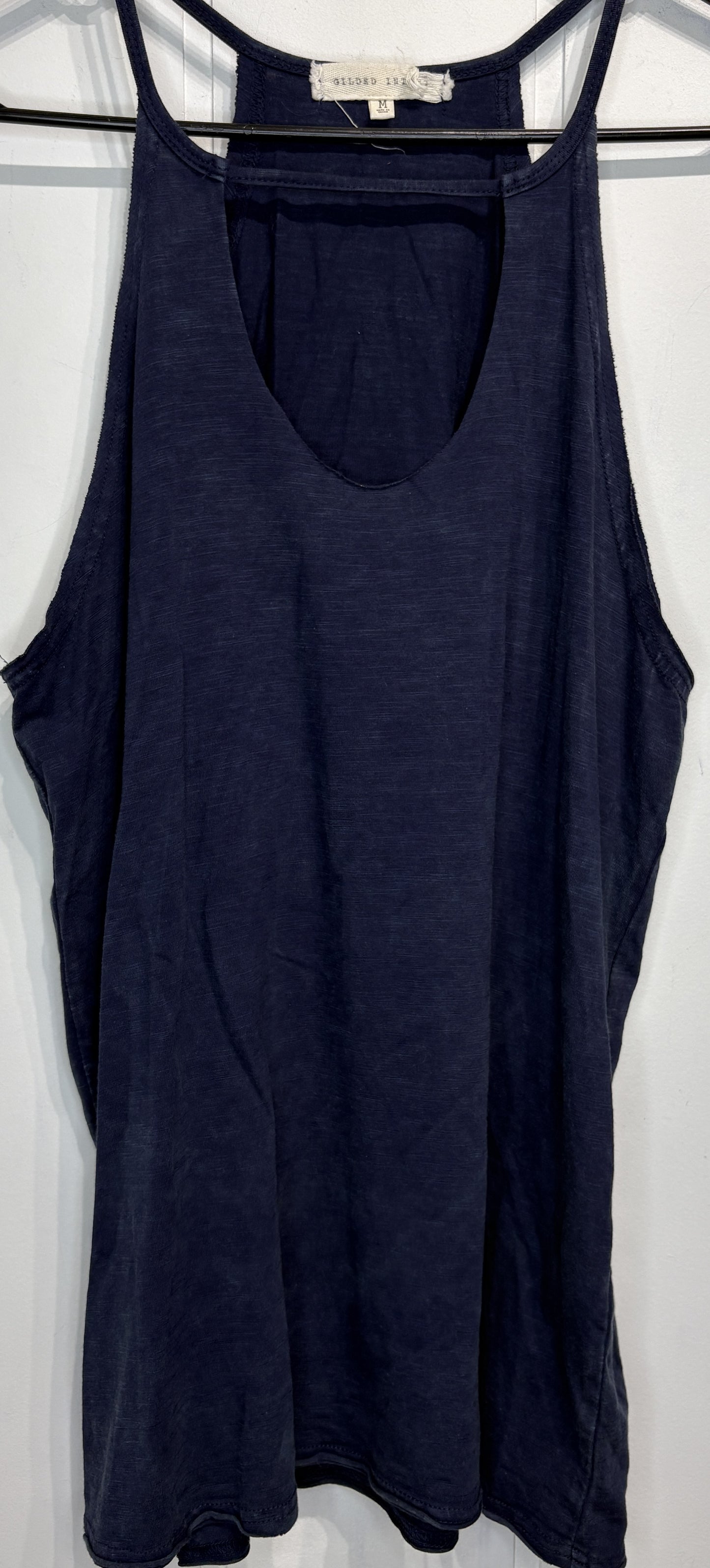 Halter Tank Top w/Cutout Detail