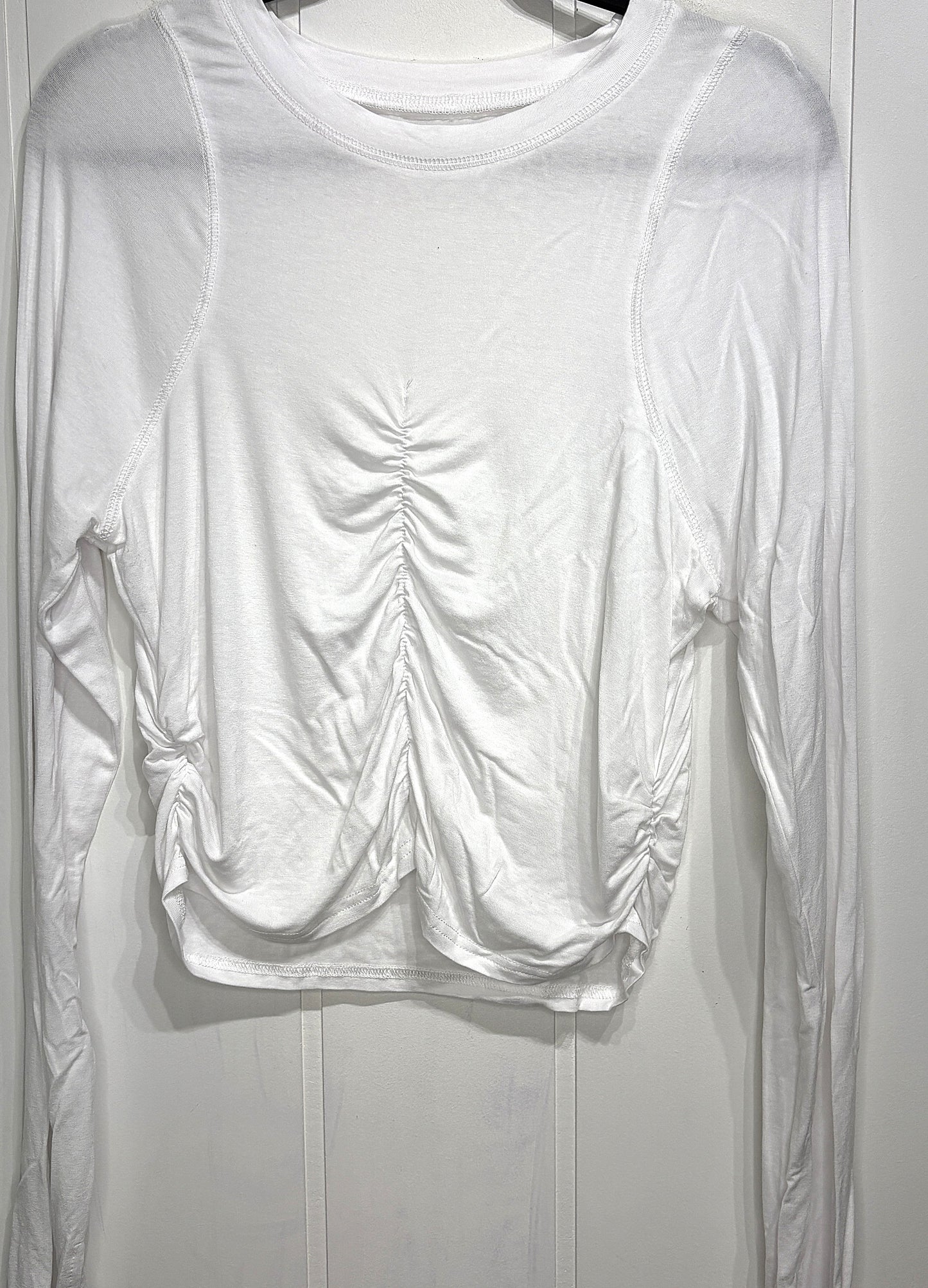 Ruched Long Sleeve T-Shirt