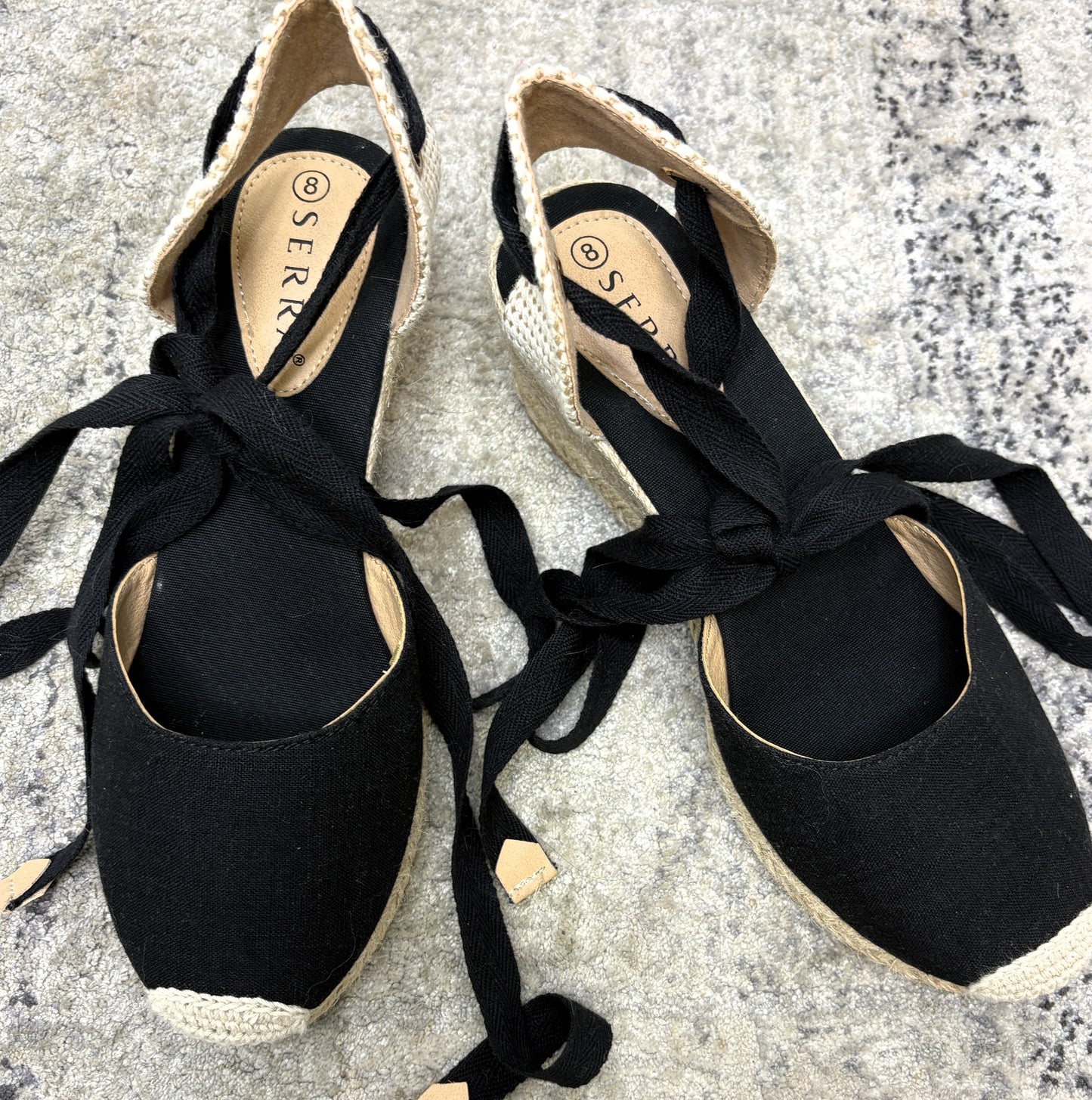 Serra Wedges w/Ankle Wrap Straps