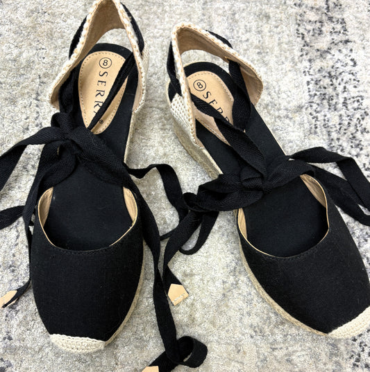 Serra Wedges w/Ankle Wrap Straps
