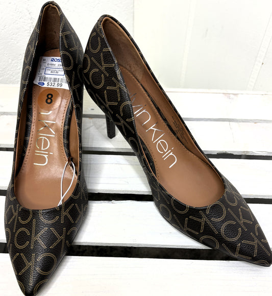 Calvin Klein Logo Pointed Heels