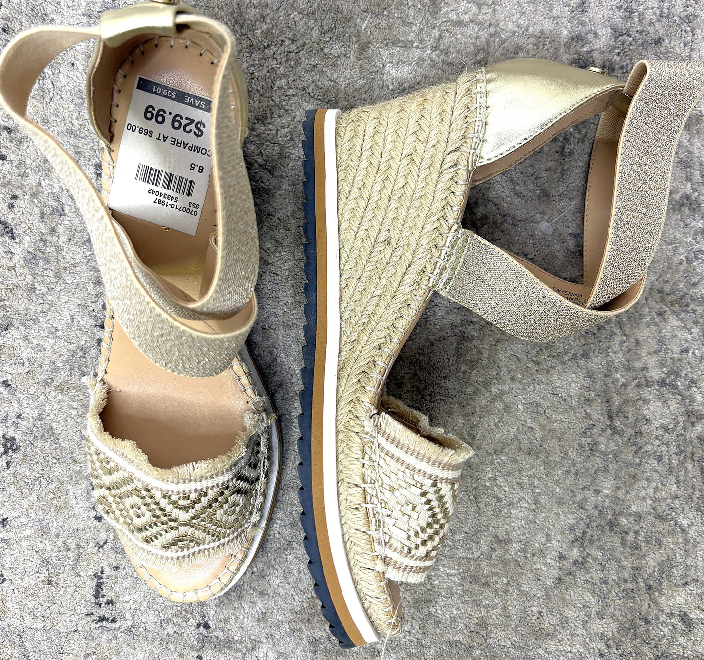 TH Weaved Strap Wedges