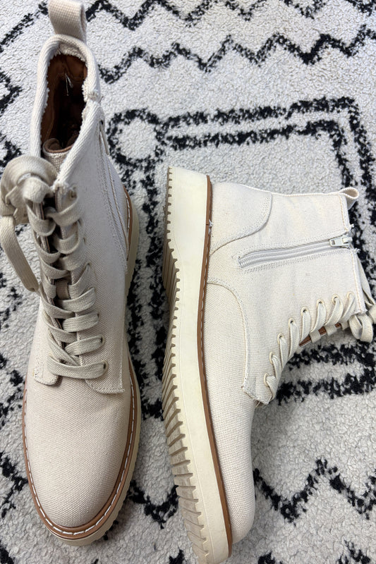 Madden Girl Canvas Combat Boots