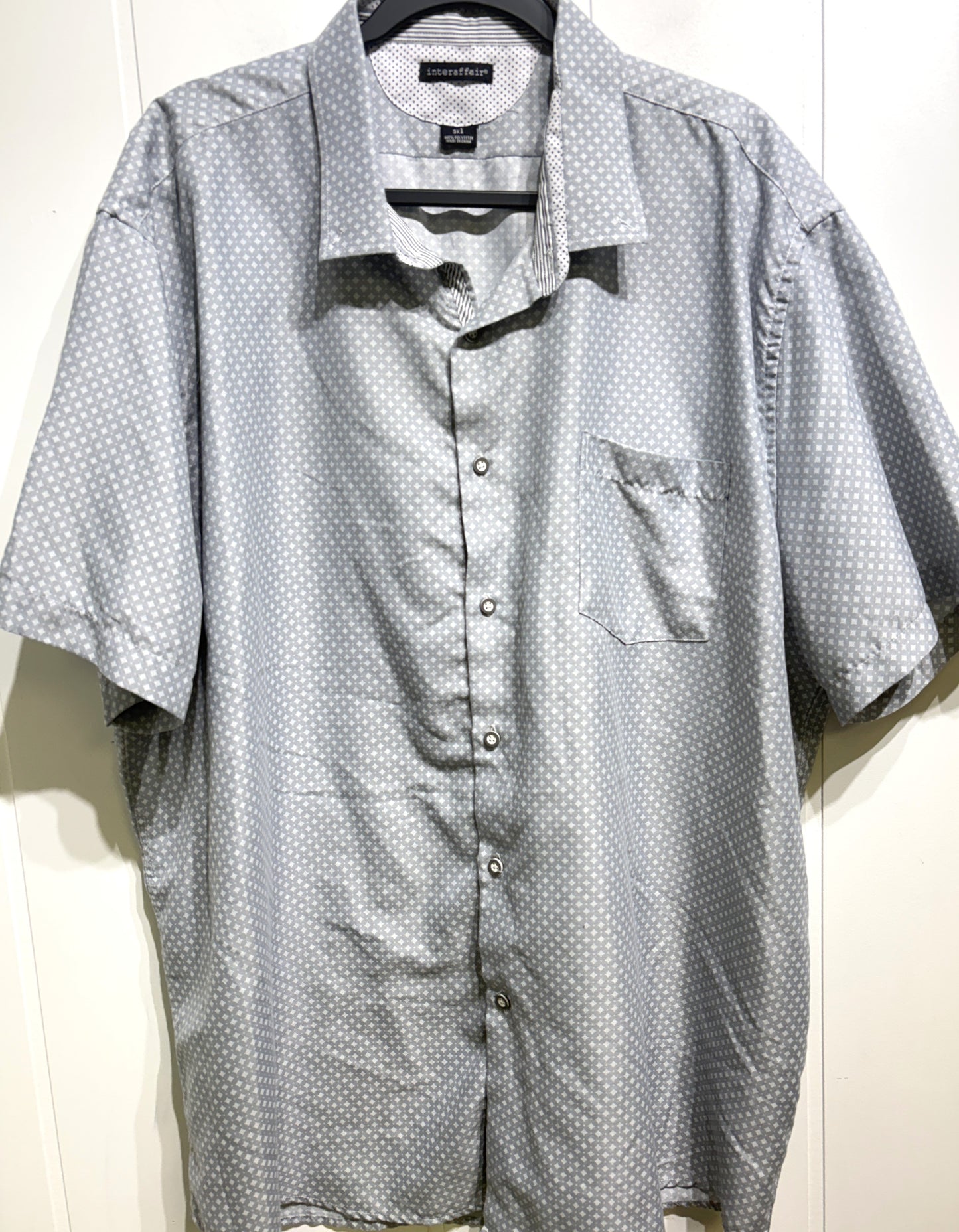 Interaffair Geo. Print Button-up