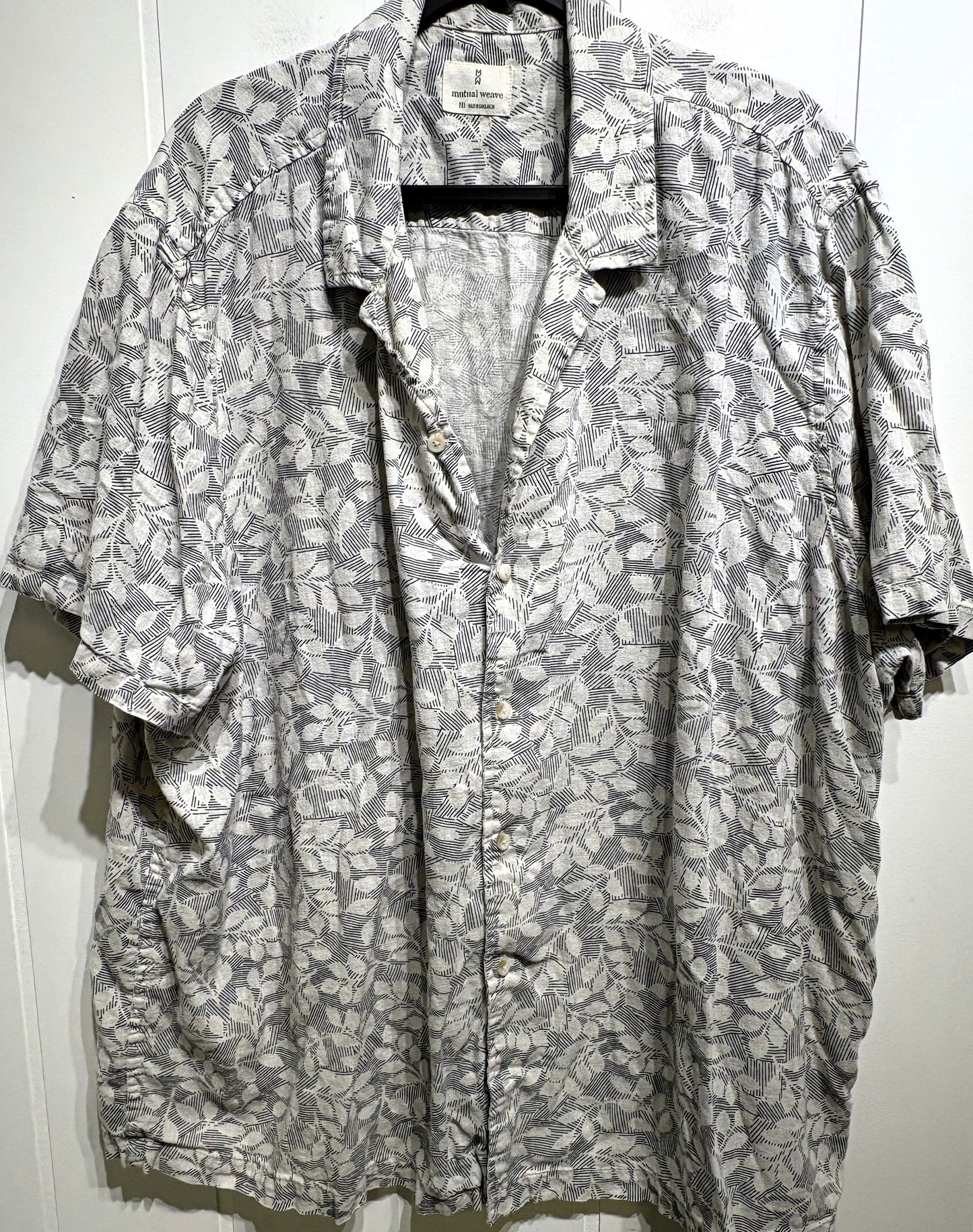 Mutual Weave SS Linen Button-up