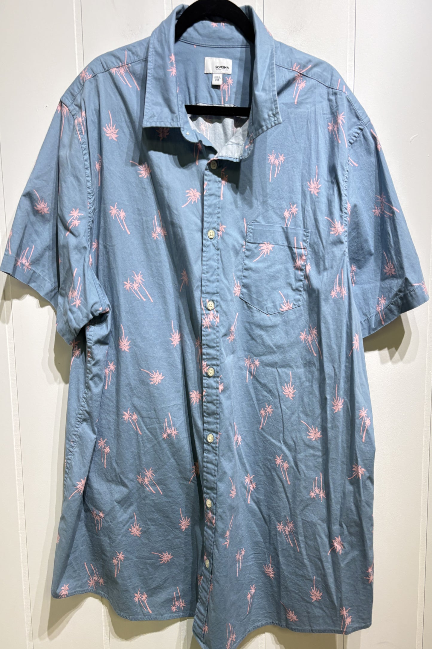 Sonoma SS Palm Tree Button-up