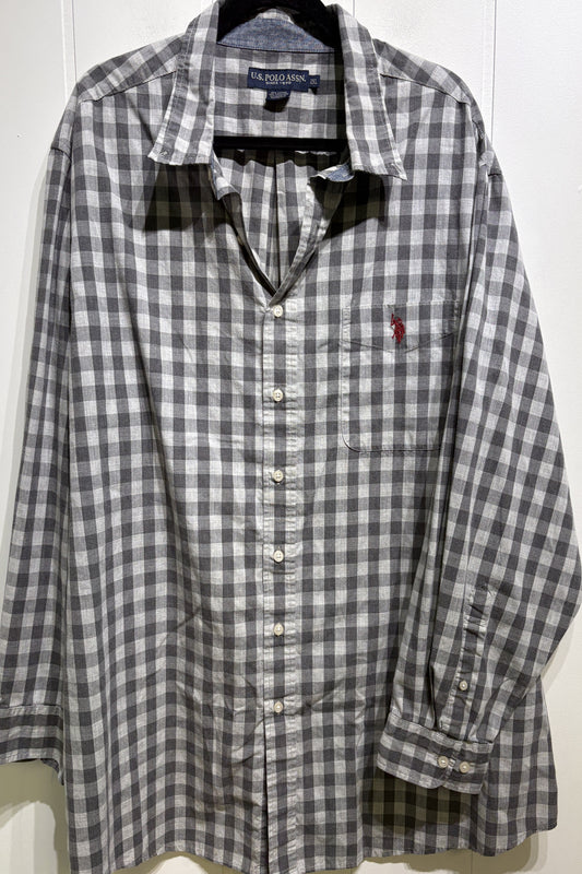 US Polo Assn. Plaid Button-down