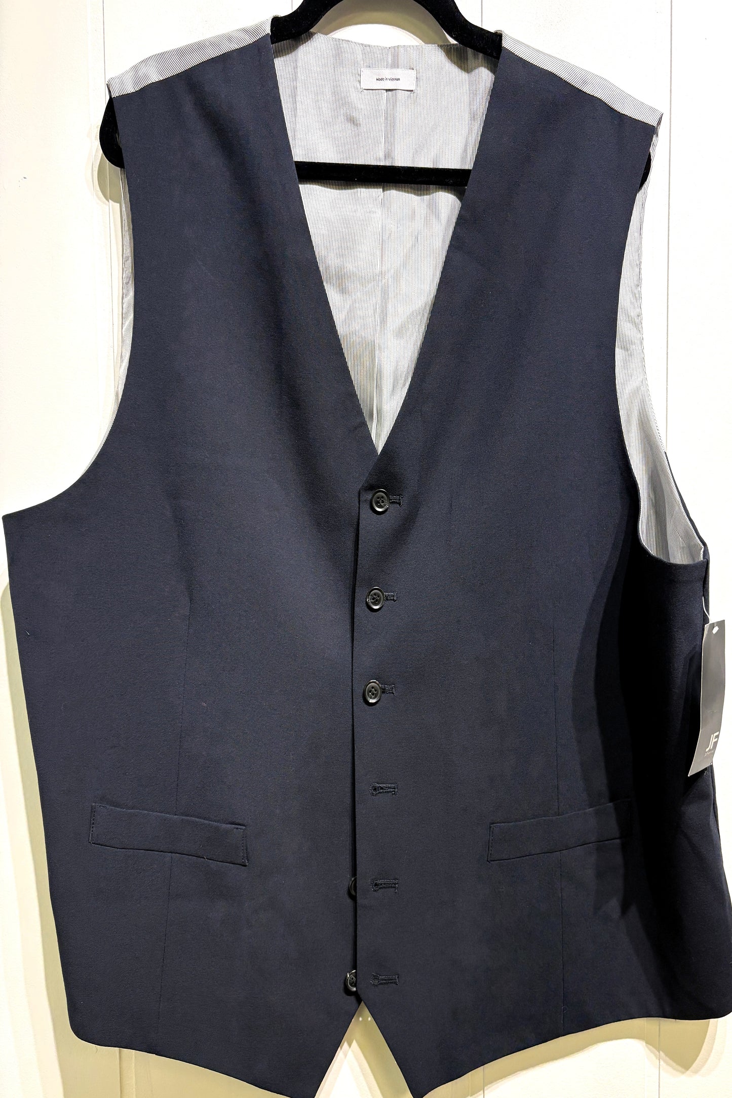 Men's Pinstripe Formal Vest